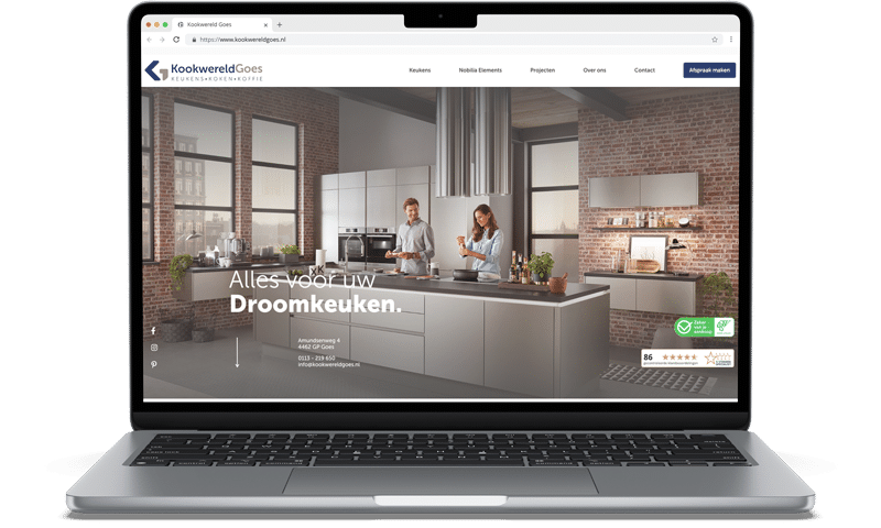 Kookwereld Goes - Website laten maken