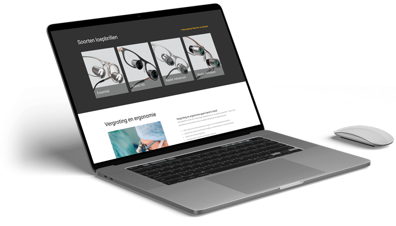 ExamVision België website laten maken